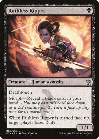 Ruthless Ripper [Khans of Tarkir] | Spectrum Games