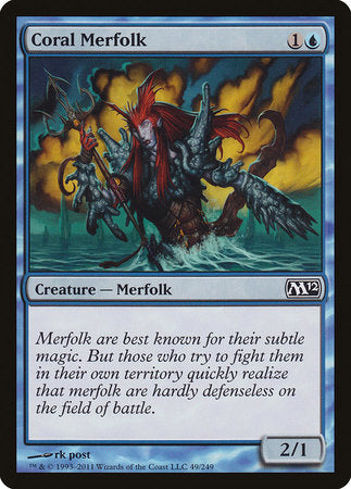 Coral Merfolk [Magic 2012] | Spectrum Games