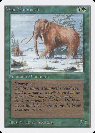 War Mammoth [Unlimited Edition] | Spectrum Games