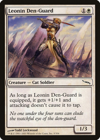 Leonin Den-Guard [Mirrodin] | Spectrum Games