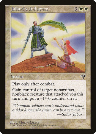 Jabari's Influence [Mirage] | Spectrum Games