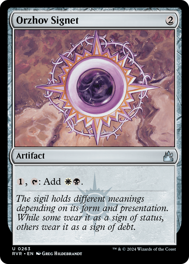 Orzhov Signet [Ravnica Remastered] | Spectrum Games