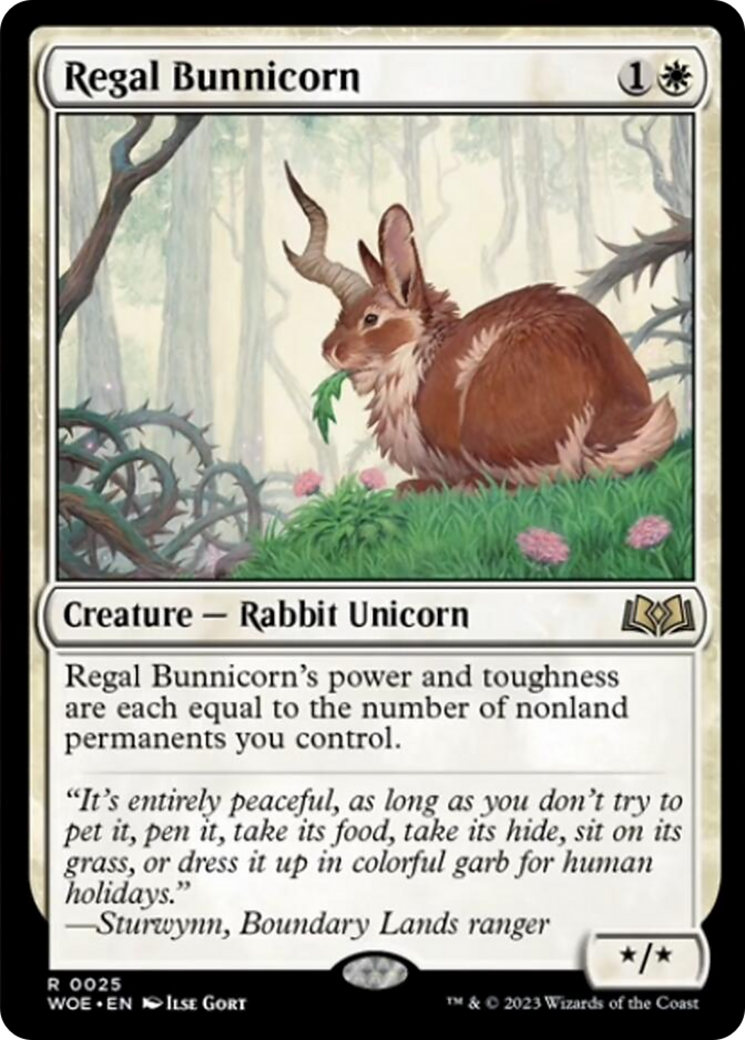 Regal Bunnicorn [Wilds of Eldraine] | Spectrum Games