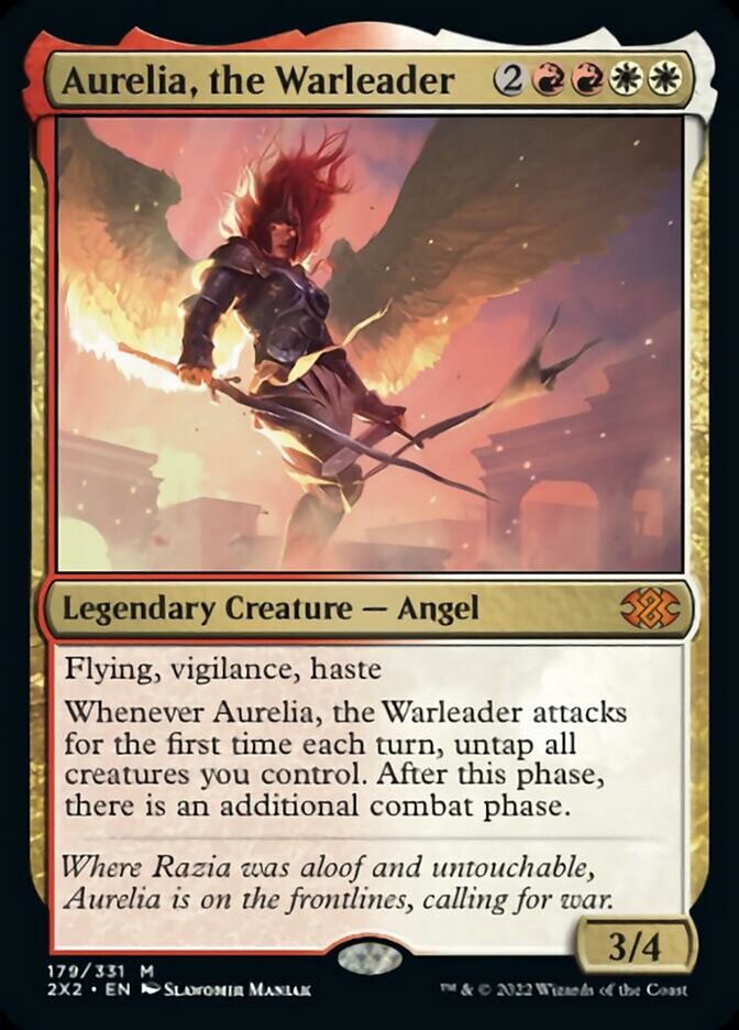 Aurelia, the Warleader [Double Masters 2022] | Spectrum Games