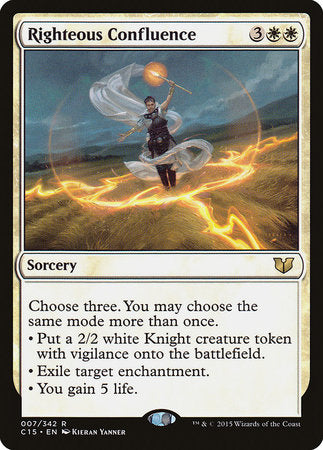 Righteous Confluence [Commander 2015] | Spectrum Games
