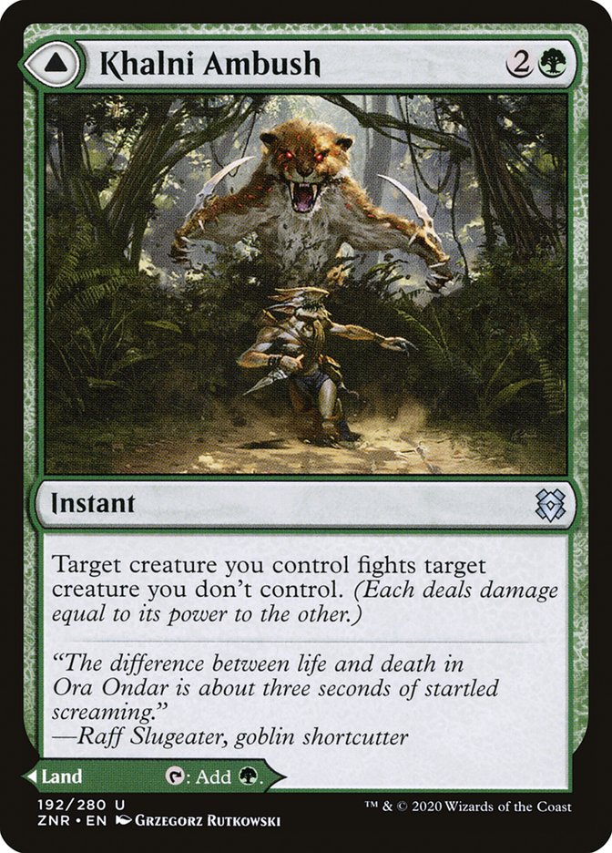 Khalni Ambush // Khalni Territory [Zendikar Rising] | Spectrum Games