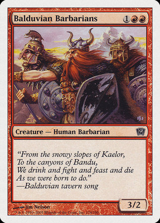 Balduvian Barbarians [Ninth Edition] | Spectrum Games