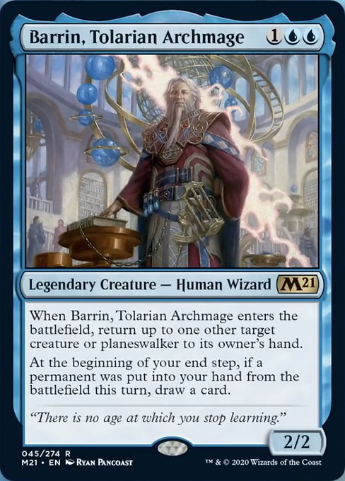 Barrin, Tolarian Archmage [Core Set 2021] | Spectrum Games