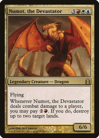 Numot, the Devastator [Commander 2011] | Spectrum Games