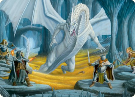 Cave of the Frost Dragon Art Card [Dungeons & Dragons: Adventures in the Forgotten Realms Art Series] | Spectrum Games