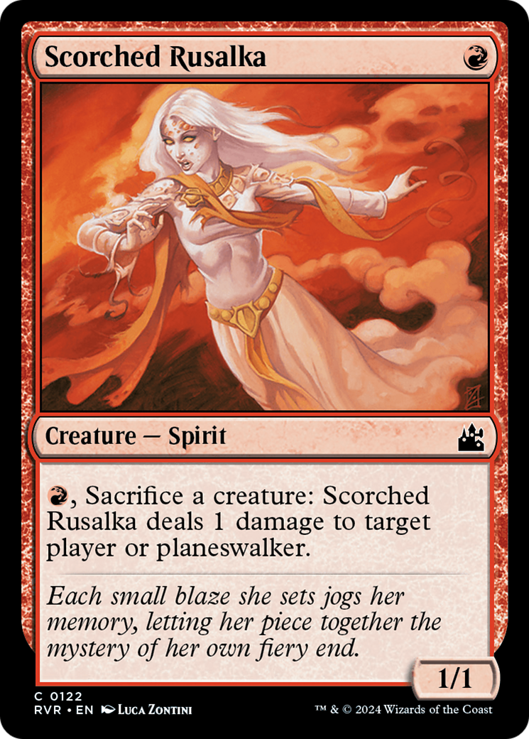 Scorched Rusalka [Ravnica Remastered] | Spectrum Games