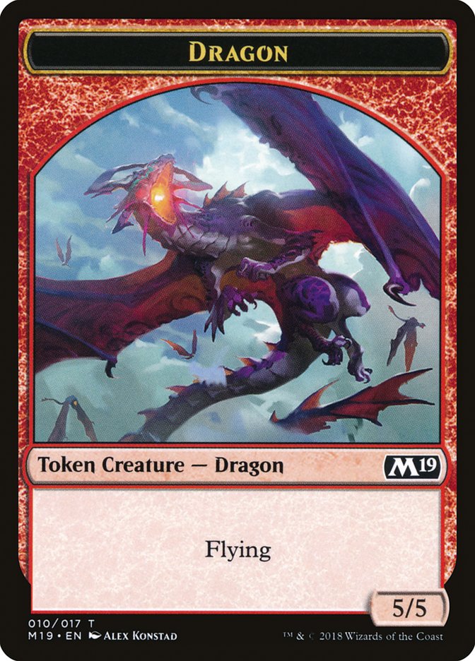 Dragon (010/017) [Core Set 2019 Tokens] | Spectrum Games