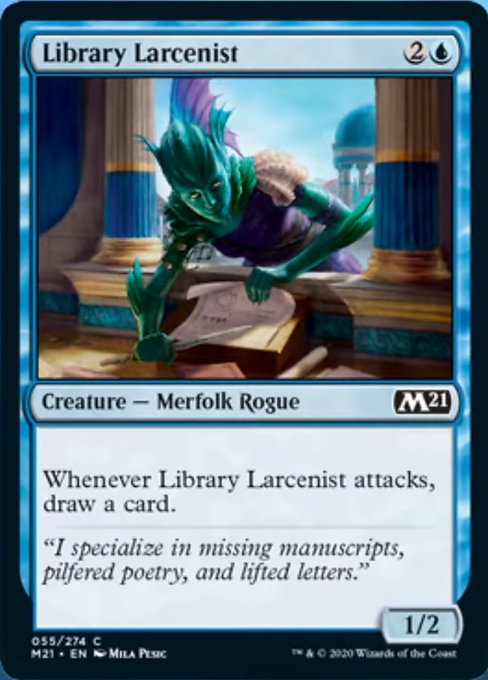 Library Larcenist [Core Set 2021] | Spectrum Games