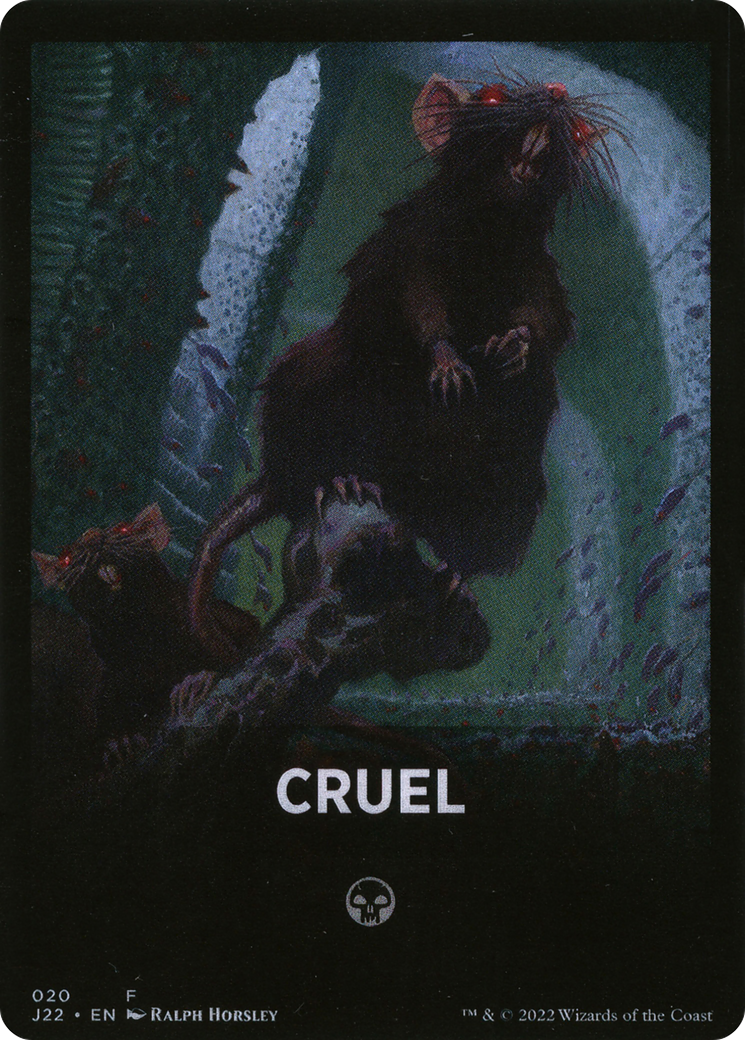 Cruel Theme Card [Jumpstart 2022 Front Cards] | Spectrum Games