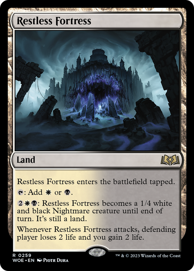 Restless Fortress [Wilds of Eldraine] | Spectrum Games