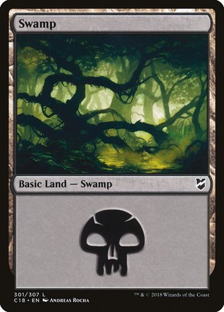 Swamp (301) [Commander 2018] | Spectrum Games