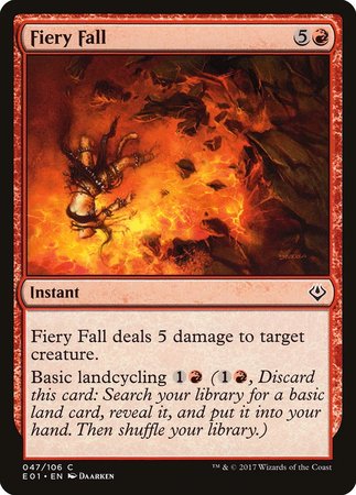 Fiery Fall [Archenemy: Nicol Bolas] | Spectrum Games