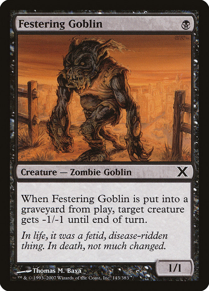 Festering Goblin [Tenth Edition] | Spectrum Games