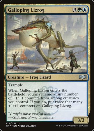 Galloping Lizrog [Ravnica Allegiance] | Spectrum Games