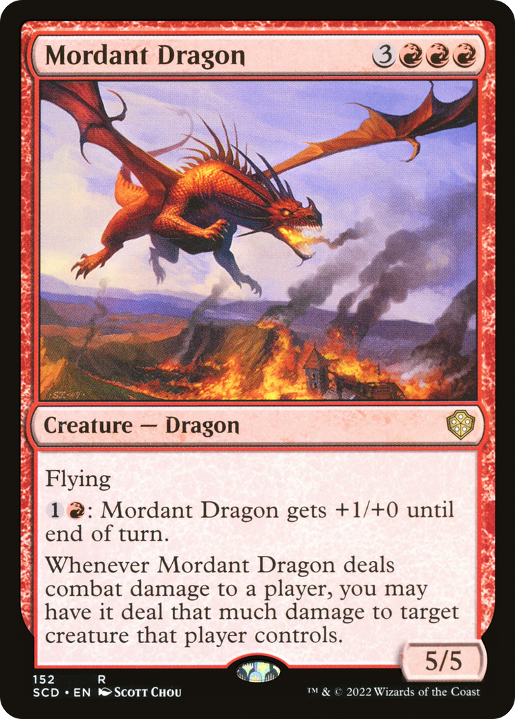 Mordant Dragon [Starter Commander Decks] | Spectrum Games