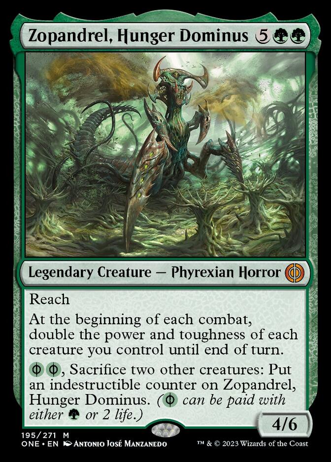 Zopandrel, Hunger Dominus [Phyrexia: All Will Be One] | Spectrum Games