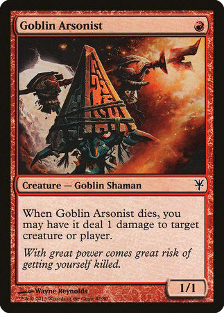 Goblin Arsonist [Duel Decks: Sorin vs. Tibalt] | Spectrum Games