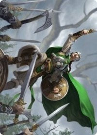 Maja, Bretagard Protector Art Card [Kaldheim: Art Series] | Spectrum Games