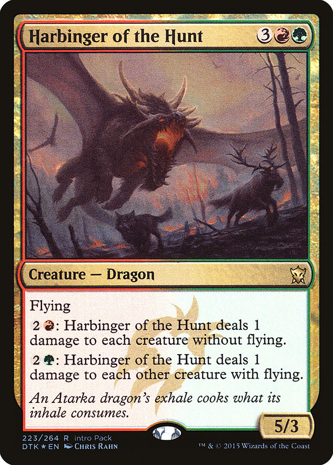 Harbinger of the Hunt (Intro Pack) [Dragons of Tarkir Promos] | Spectrum Games