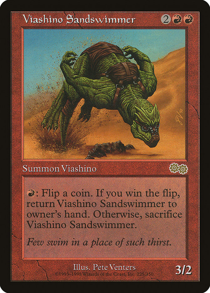 Viashino Sandswimmer [Urza's Saga] | Spectrum Games
