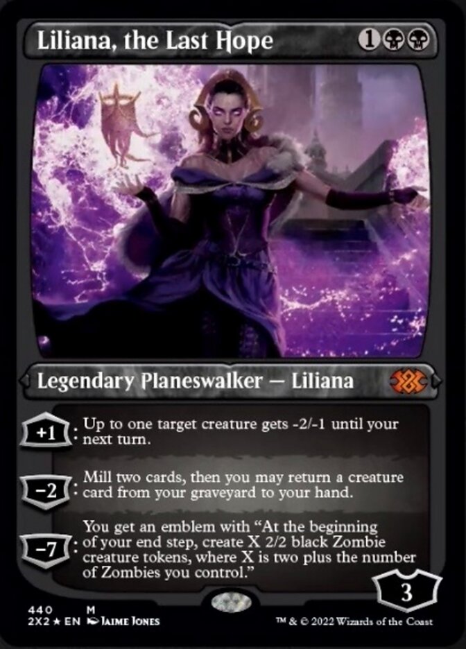 Liliana, the Last Hope (Foil Etched) [Double Masters 2022] | Spectrum Games