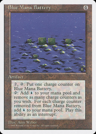 Blue Mana Battery [Fourth Edition] | Spectrum Games