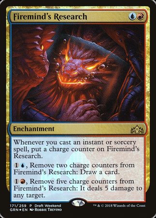 Firemind's Research [Guilds of Ravnica Promos] | Spectrum Games