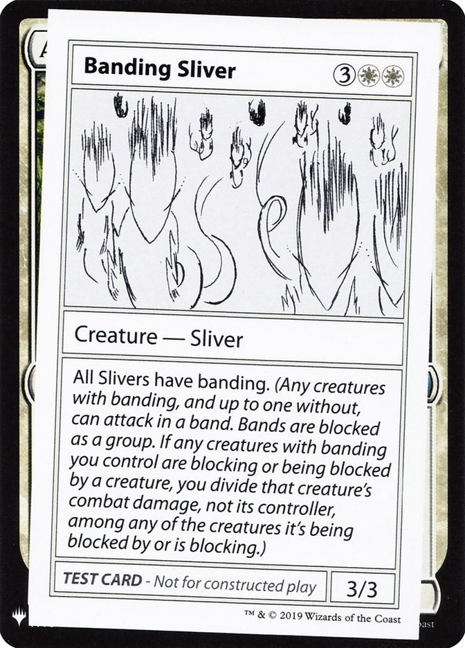 Banding Sliver [Mystery Booster Playtest Cards] | Spectrum Games