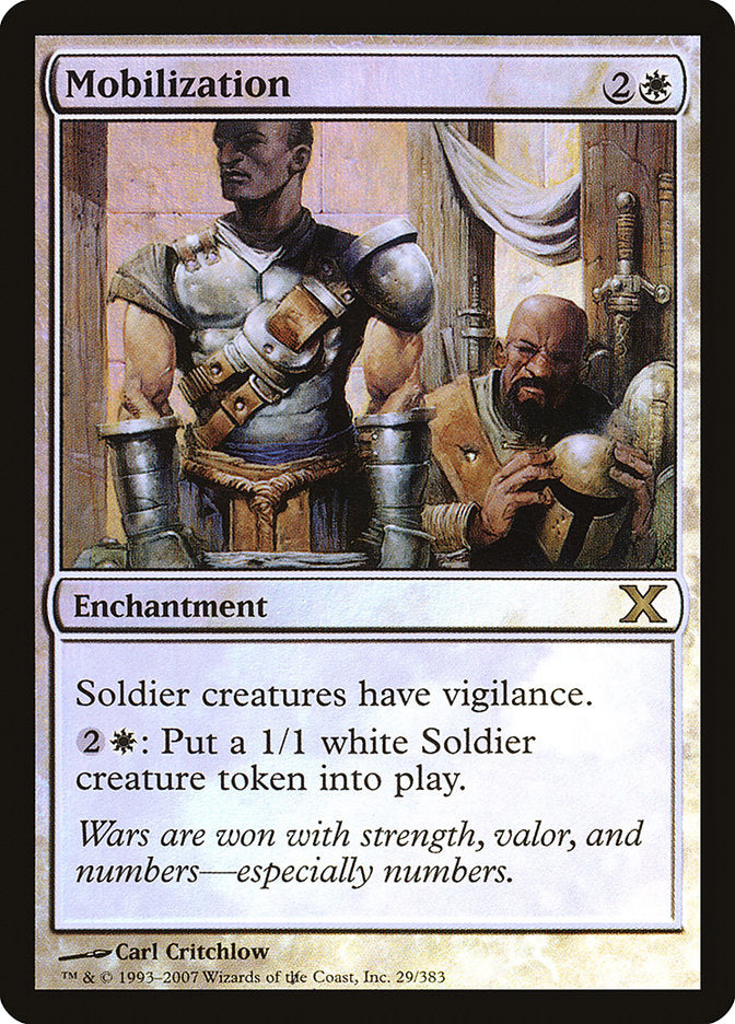 Mobilization (Premium Foil) [Tenth Edition] | Spectrum Games