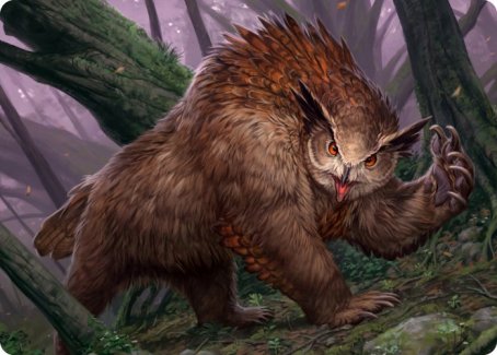 Owlbear Art Card [Dungeons & Dragons: Adventures in the Forgotten Realms Art Series] | Spectrum Games