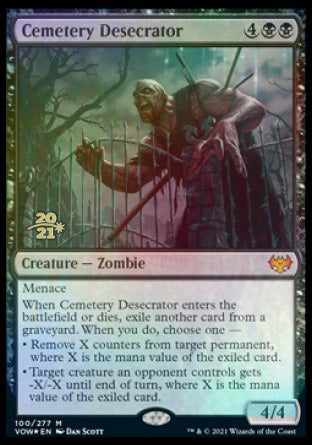 Cemetery Desecrator [Innistrad: Crimson Vow Prerelease Promos] | Spectrum Games