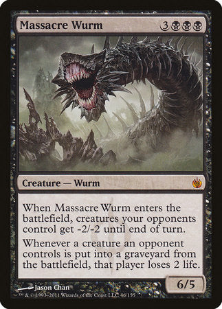 Massacre Wurm [Mirrodin Besieged] | Spectrum Games