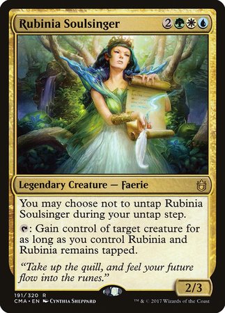 Rubinia Soulsinger [Commander Anthology] | Spectrum Games