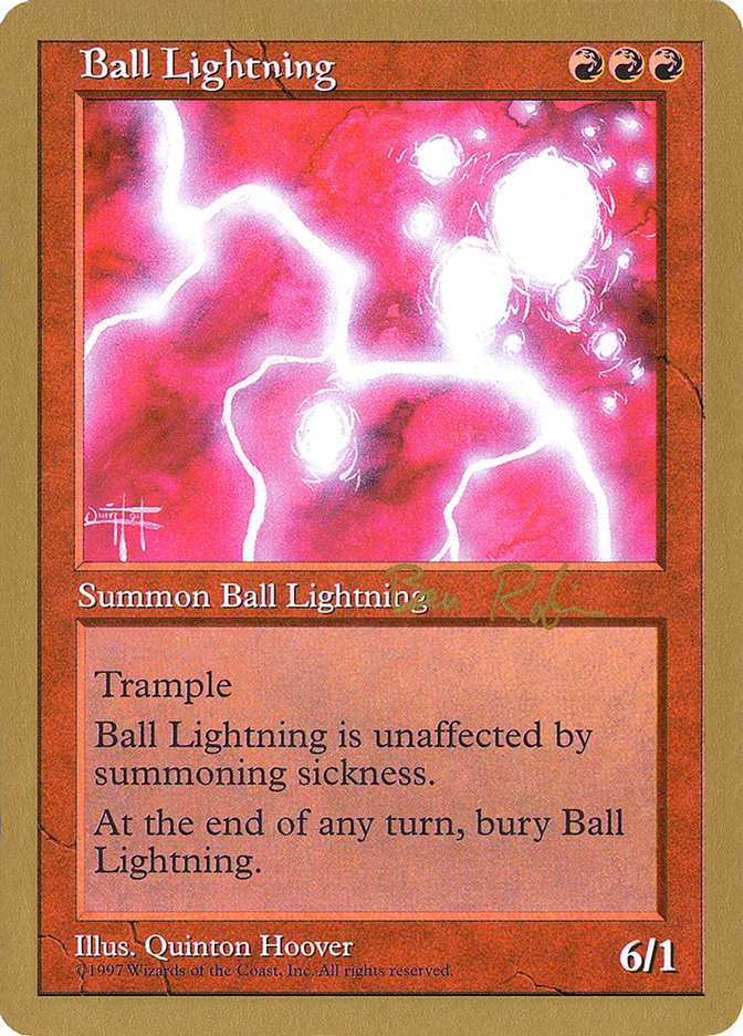 Ball Lightning (Ben Rubin) [World Championship Decks 1998] | Spectrum Games