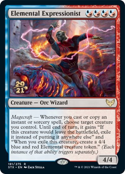 Elemental Expressionist [Strixhaven: School of Mages Prerelease Promos] | Spectrum Games