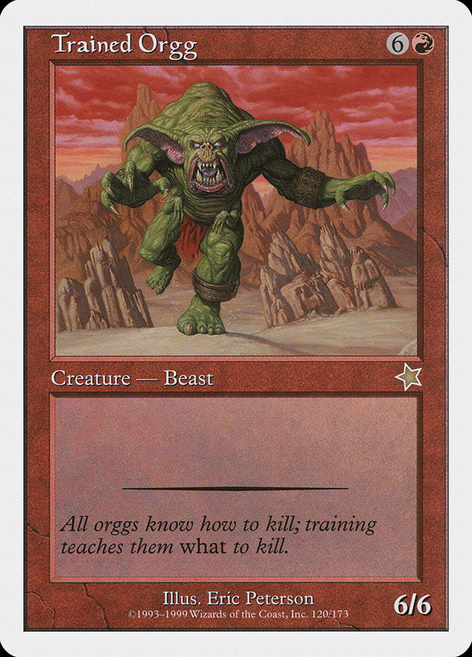 Trained Orgg [Starter 1999] | Spectrum Games