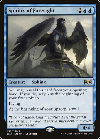 Sphinx of Foresight [Ravnica Allegiance] | Spectrum Games