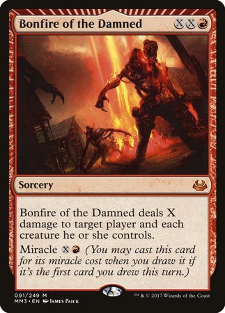 Bonfire of the Damned [Modern Masters 2017] | Spectrum Games