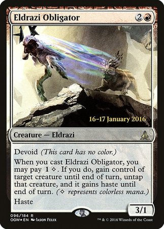 Eldrazi Obligator [Oath of the Gatewatch Promos] | Spectrum Games