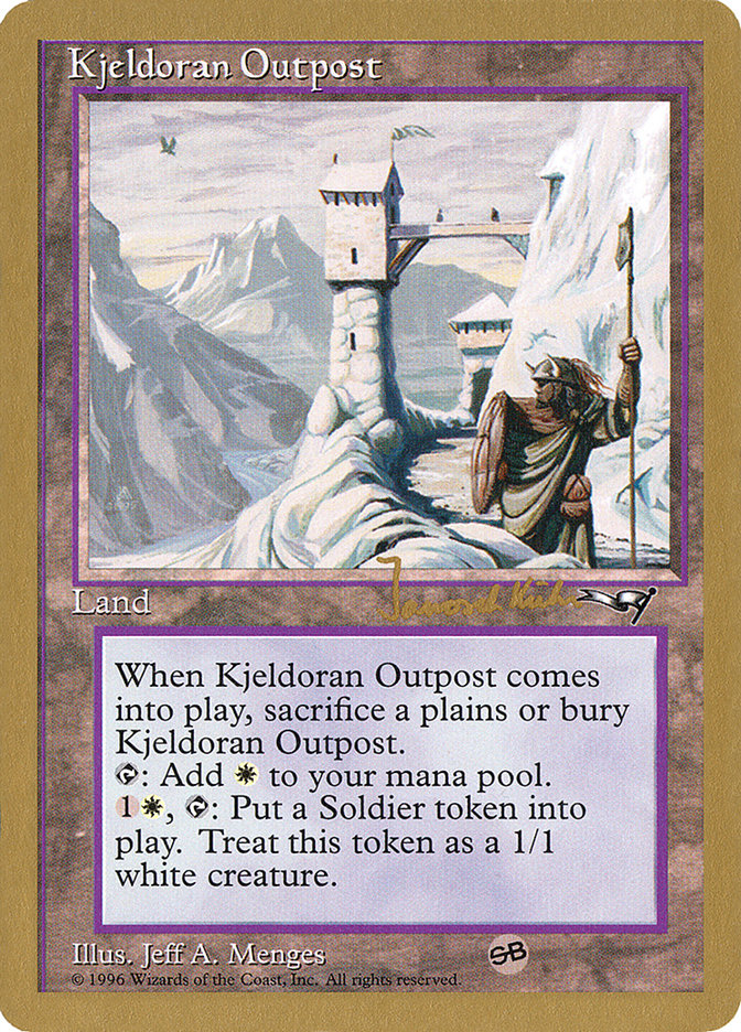 Kjeldoran Outpost (Janosch Kuhn) [World Championship Decks 1997] | Spectrum Games