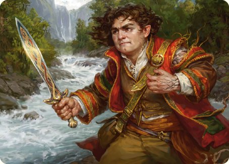 Frodo Baggins Art Card (16/81) [The Lord of the Rings: Tales of Middle-earth Art Series] | Spectrum Games