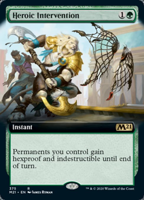 Heroic Intervention (Extended Art) [Core Set 2021] | Spectrum Games