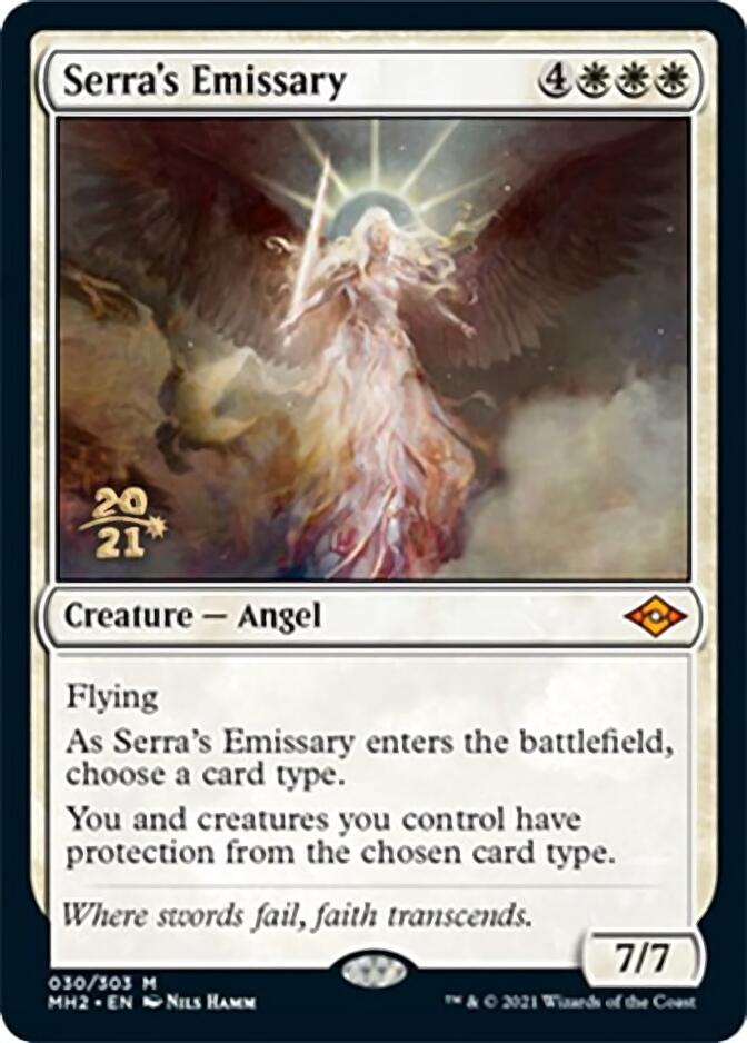 Serra's Emissary [Modern Horizons 2 Prerelease Promos] | Spectrum Games