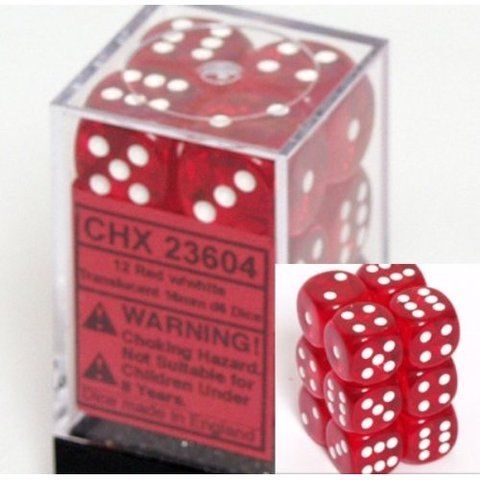 Chessex: D6 Dice Set - 16mm | Spectrum Games