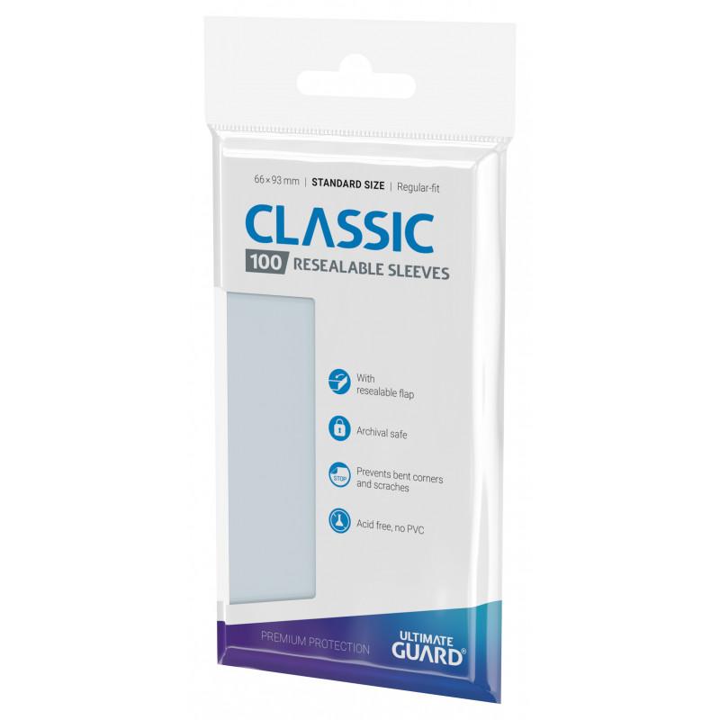 Classic Sleeves Resealable - Standard Size 100ct | Spectrum Games